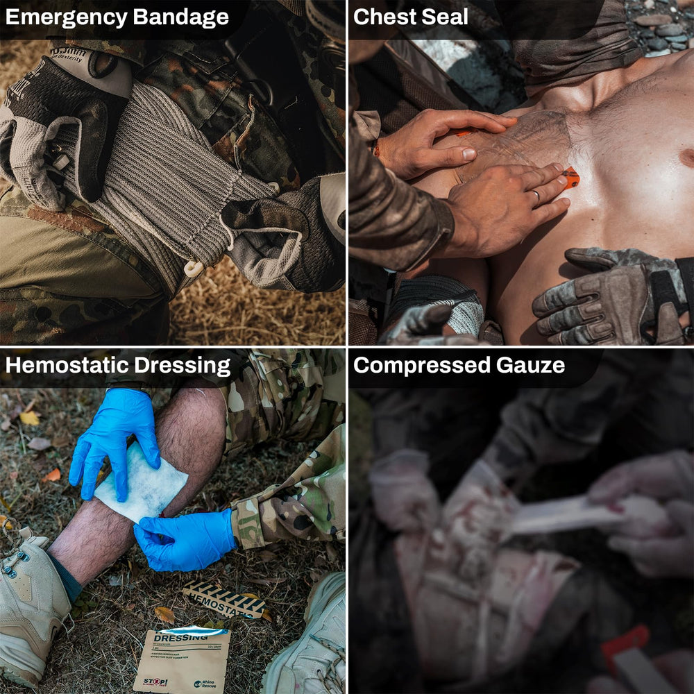 RHINO RESCUE interior organized for trauma care on the move.