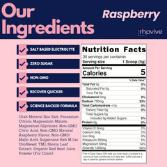 Rhovive Electrolyte Powder mineral blend supports absorption and minerals intake
