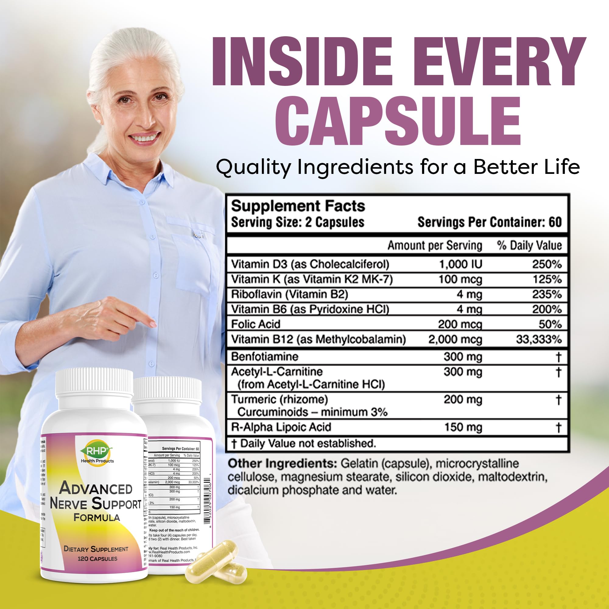 RHP Alpha-lipoic acid capsules suggest antioxidant nerve support