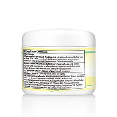 RHP Arnica Pain Relief Cream applied to forearm demonstrates cooling, soothing relief.