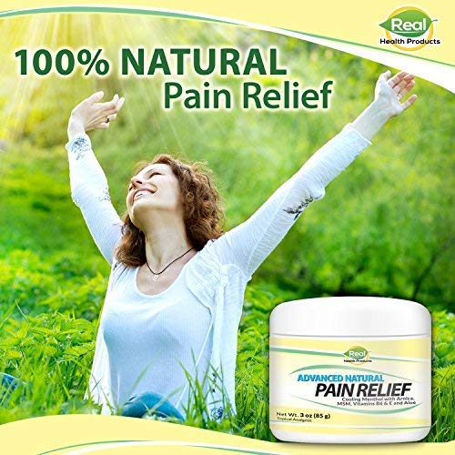 RHP Arnica Pain Relief Cream close-up highlights soothing, easy-to-apply formula.