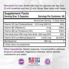 RHP methylcobalamin B12 pills for targeted nerve nourishment