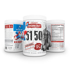 Rich Piana 5150 caffeine content label highlights 400 mg energy