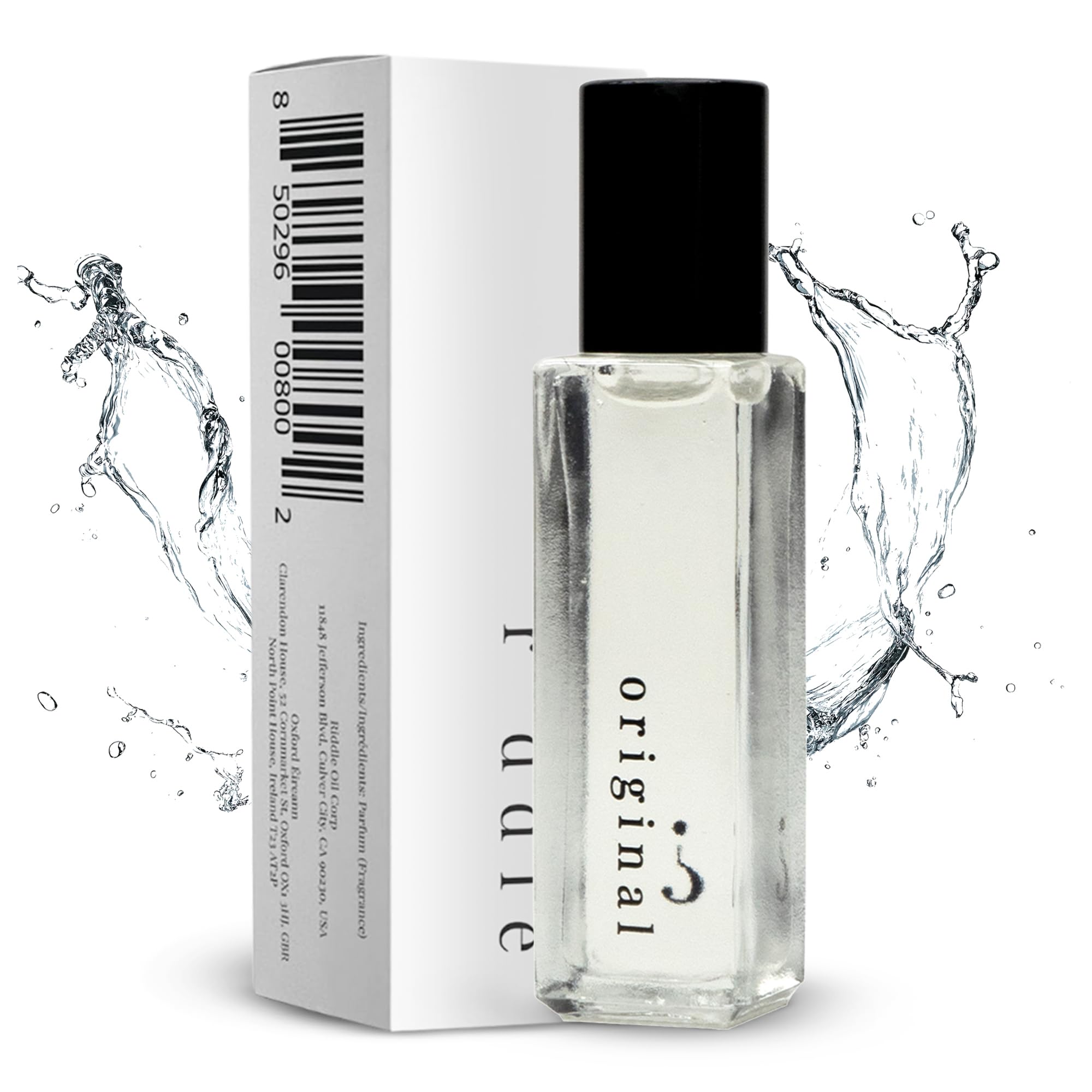 Riddle Original Roll-On bottle closeup showing premium design for daily wear