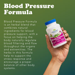 RidgeCrest Blood Pressure Formula capsules on countertop for routine daily intake.