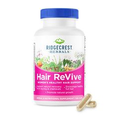 RidgeCrest Hair ReVive bottle front view for daily hair support