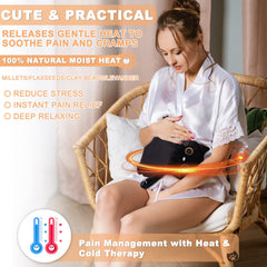 Rienkaco 16x12-inch moist heating pad front view for targeted relief.
