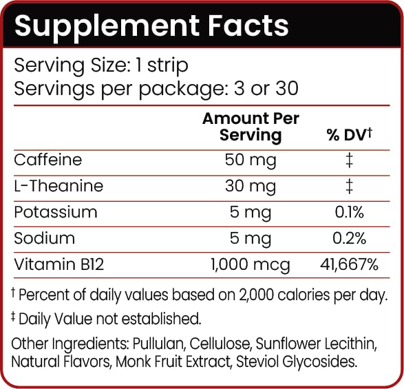 Riize Energy Strips with L-Theanine for balanced energy and smoother focus.