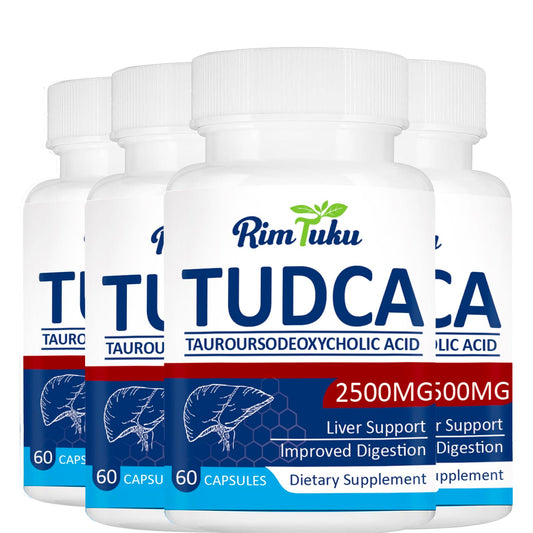 RimTuku TUDCA bottle front showing high-potency liver support in a premium bottle