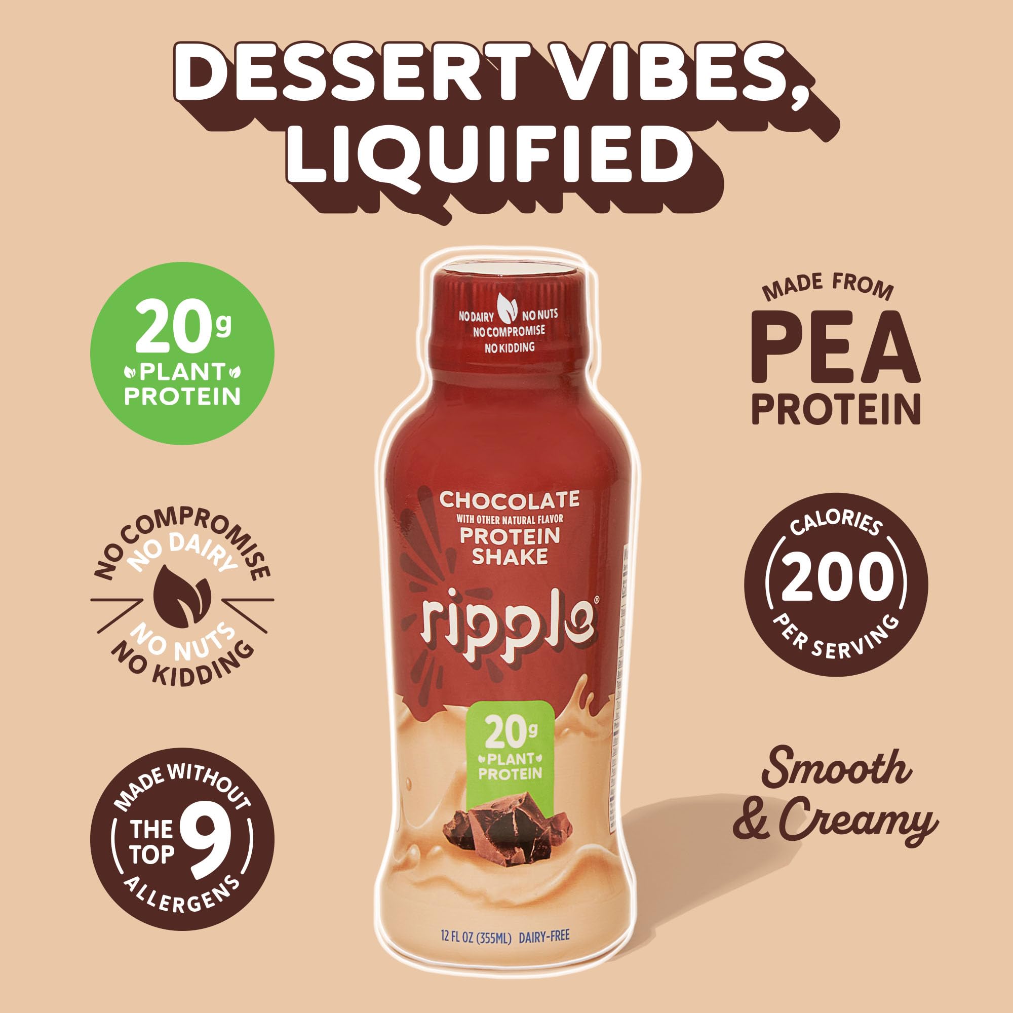 Ripple variety pack bottle pack, 12 bottles with flavor variety.