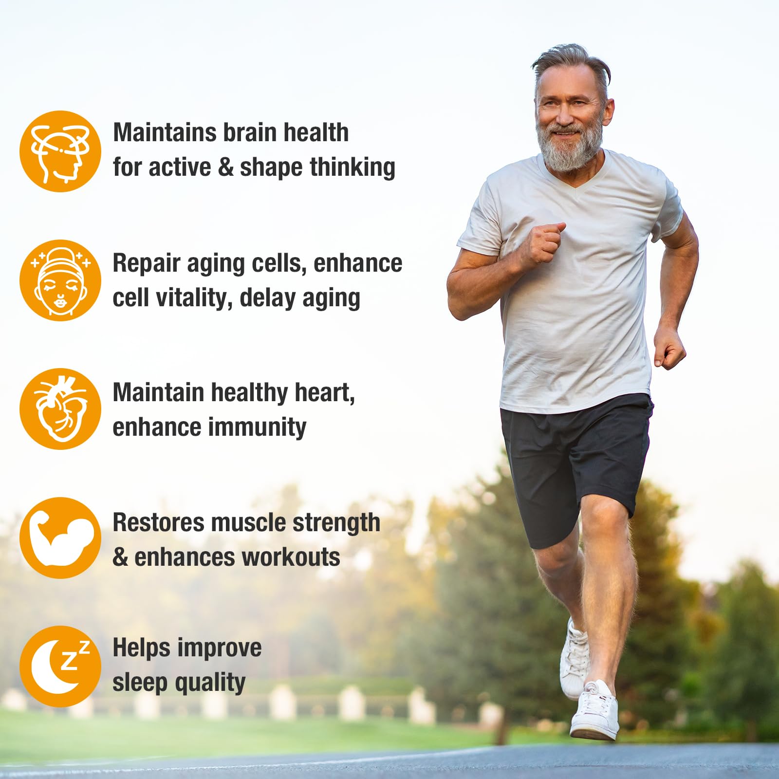 RiRywony Health NAD supplement packaging graphic showing ingredients