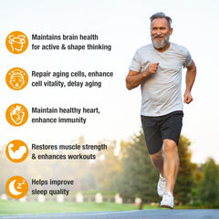 RiRywony Health NAD supplement packaging graphic showing ingredients