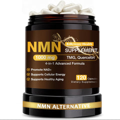 RiRywony Health NMN 1000mg bottle top view highlights liposomal delivery for better absorption