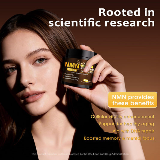 RiRywony Health NMN 1000mg capsules close-up emphasizes simple daily dosing