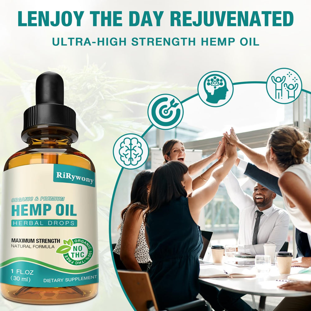 RiRywony Health oil drops pour shot indicates smooth texture