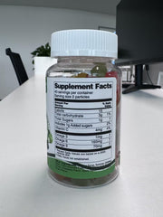 RiRywony Health Omega Gummies nutrition panel highlights ingredients and serving info for informed choices.