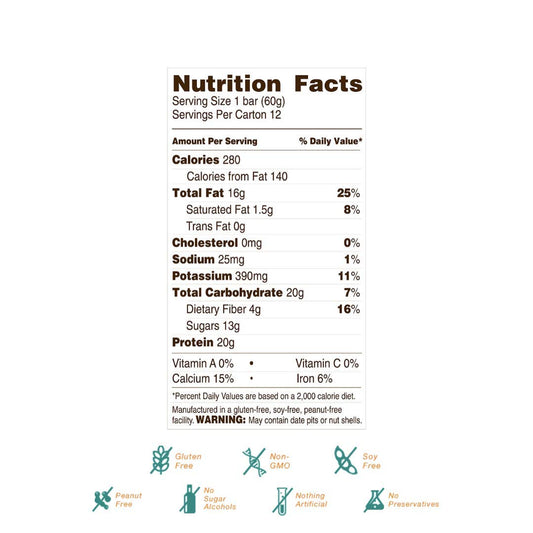 Close-up of Rise Bar Lemon Cashew bar highlighting a protein-rich bite.