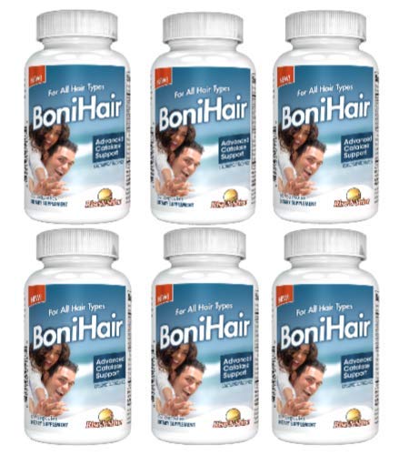 Rise-N-Shine BoniHair catalase bottle for six-month daily use.