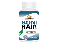 Rise-N-Shine BoniHair catalase bottle for daily hair vitality