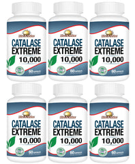Rise-N-Shine Catalase Extreme 10,000 bottle front supports hair vitality