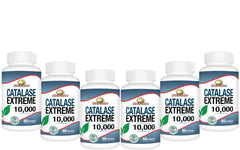Rise-N-Shine Catalase Extreme ingredients label with Saw Palmetto and Biotin