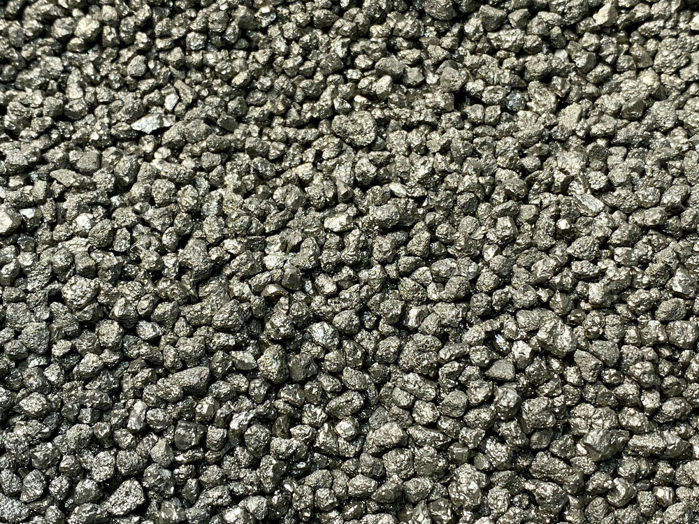Rise Perspective Pyrite medium chips in gift-ready packaging for prosperity.