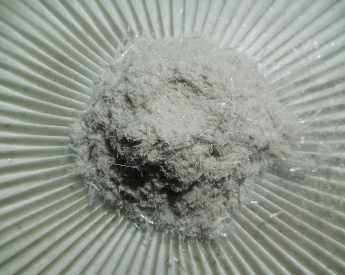 Rise Perspective Selenite Powder in a resealable bag for cleansing and crystal care.