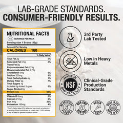 RISE311 sprouted barley and pea protein ingredients close-up