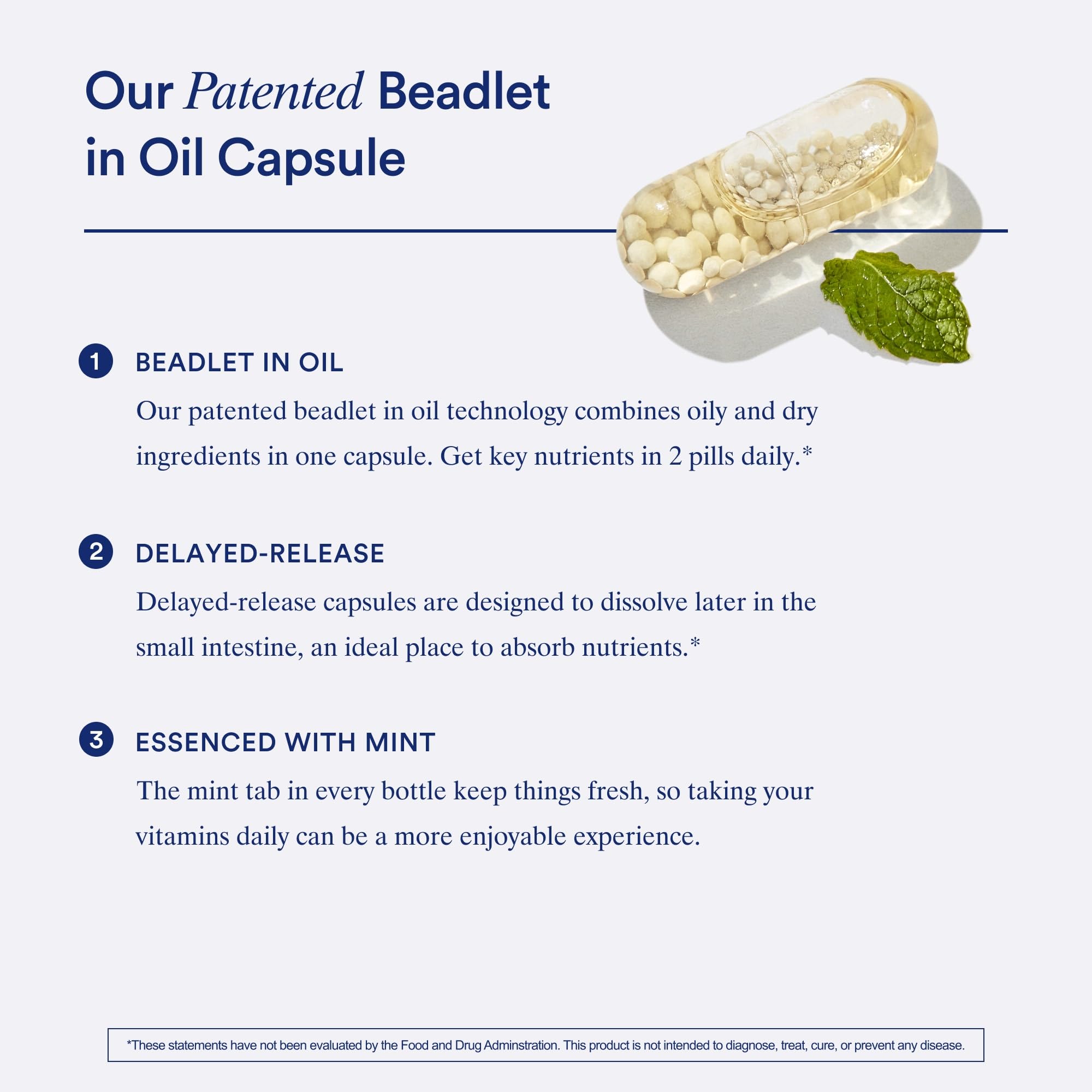 Ritual 30-day supply packaging supports convenient home and travel.