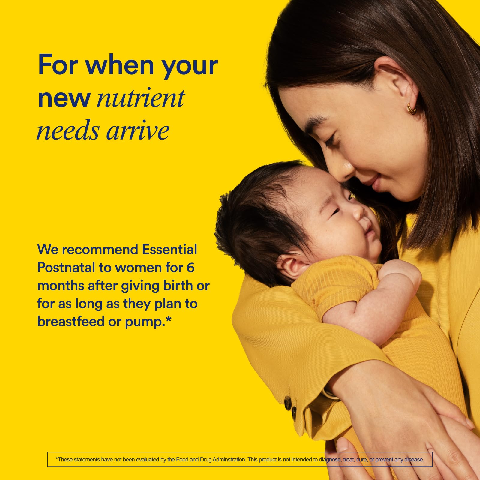 Ritual Essential Postnatal Multivitamin featuring vitamin D3 from lichen for bone support