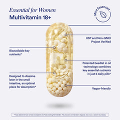 Ritual multivitamin women 18+ daily dosage ready for morning routine