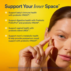 Ritual Natalbiotic PreforPro prebiotic visualization for gut support.