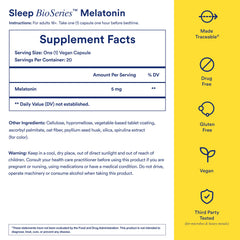 Ritual Sleep BioSeries time-release graphic illustrating phased melatonin release