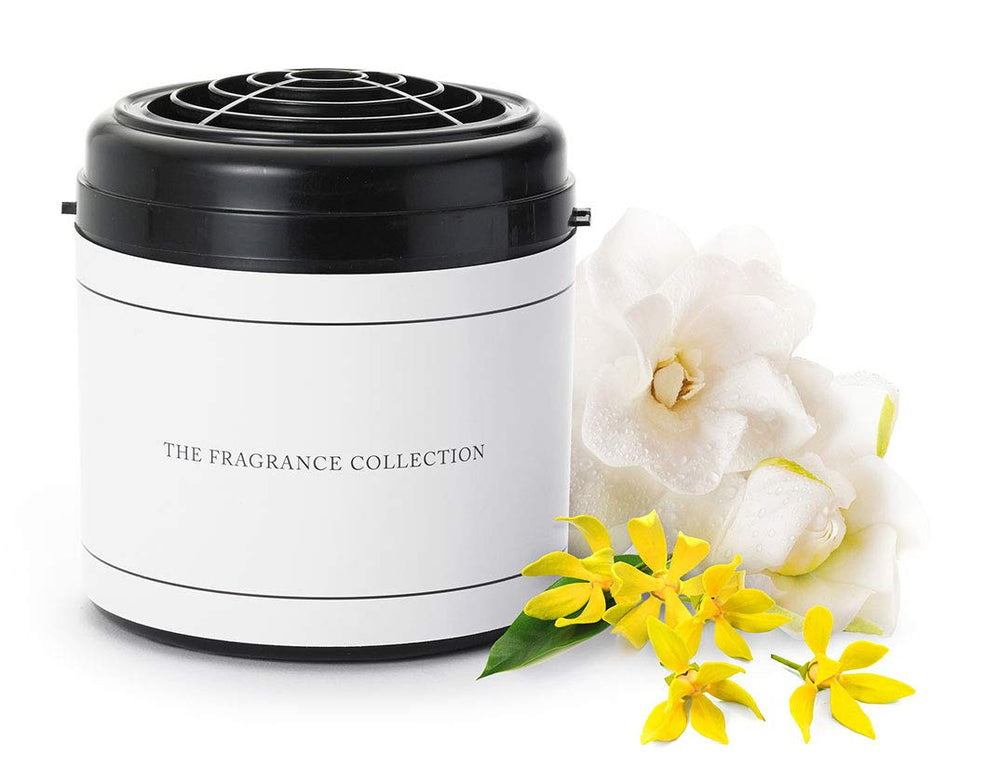 The Ritz-Carlton Classic Gardenia cartridge for home diffusers, creating a refined atmosphere.