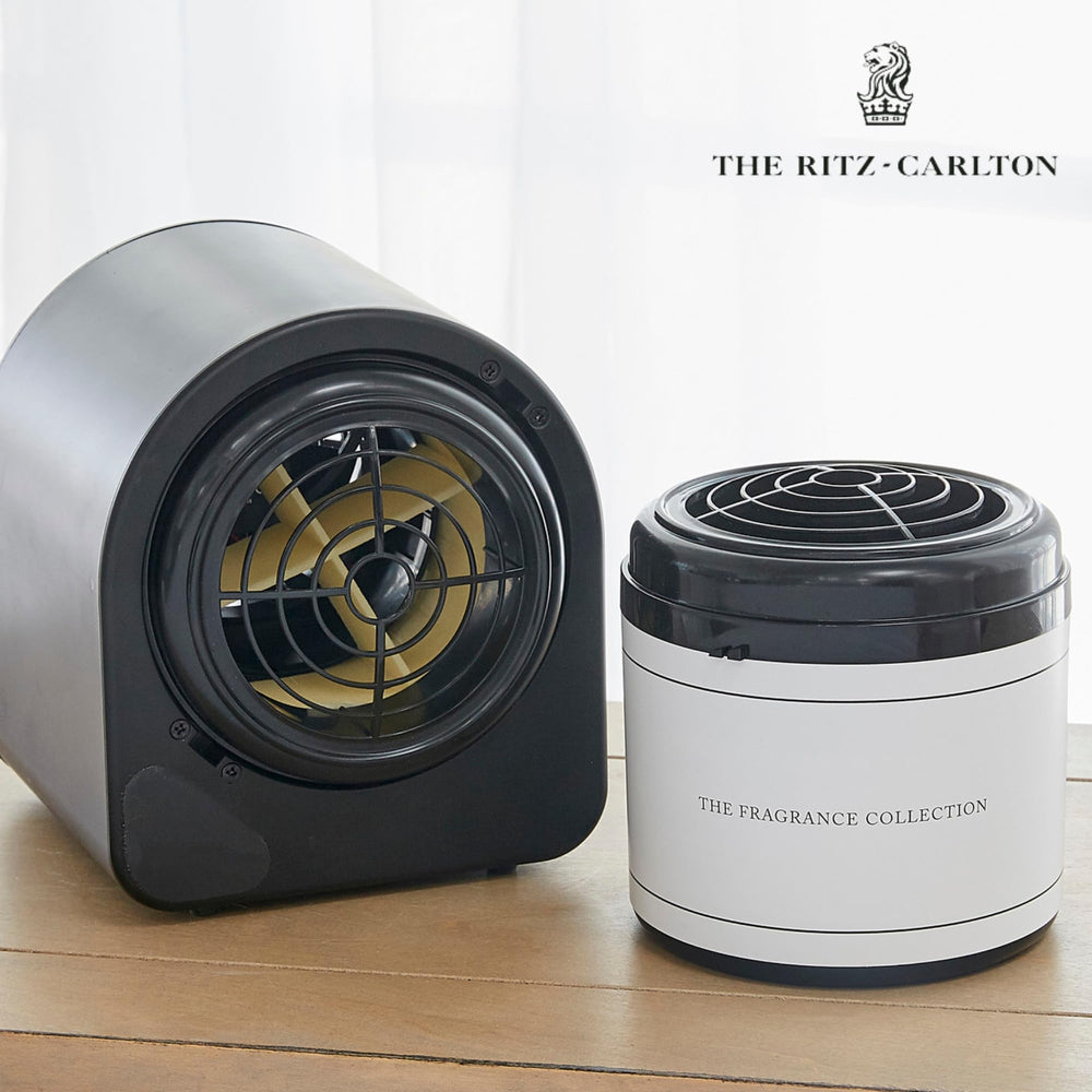 Long-lasting fragrance up to 300 hours per cartridge from Ritz-Carlton.