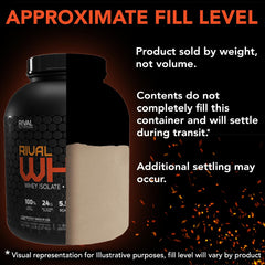 Rival Whey Cookies Cream mixing bottle ready for on-the-go protein boost