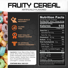Rival Nutrition label closeup emphasizes purity and safety testing