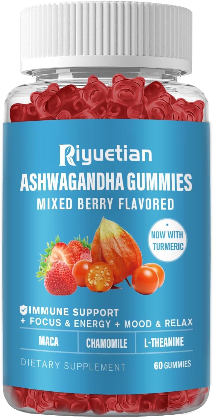 Riyuetian Ashwagandha Gummies daily dose for busy days