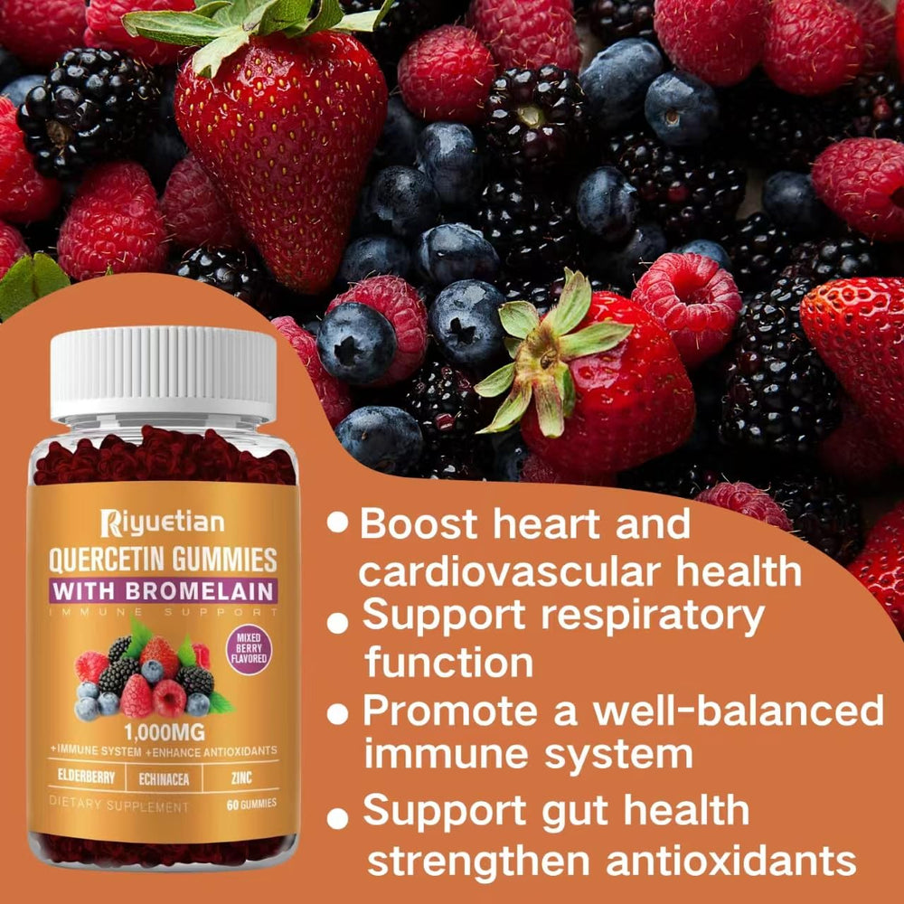 Riyuetian Bromelain nutrition label shows clean ingredients.