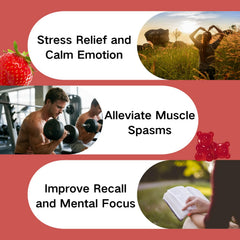 Riyuetian Magnesium Glycinate Gummies sugar-free formula in bottle.