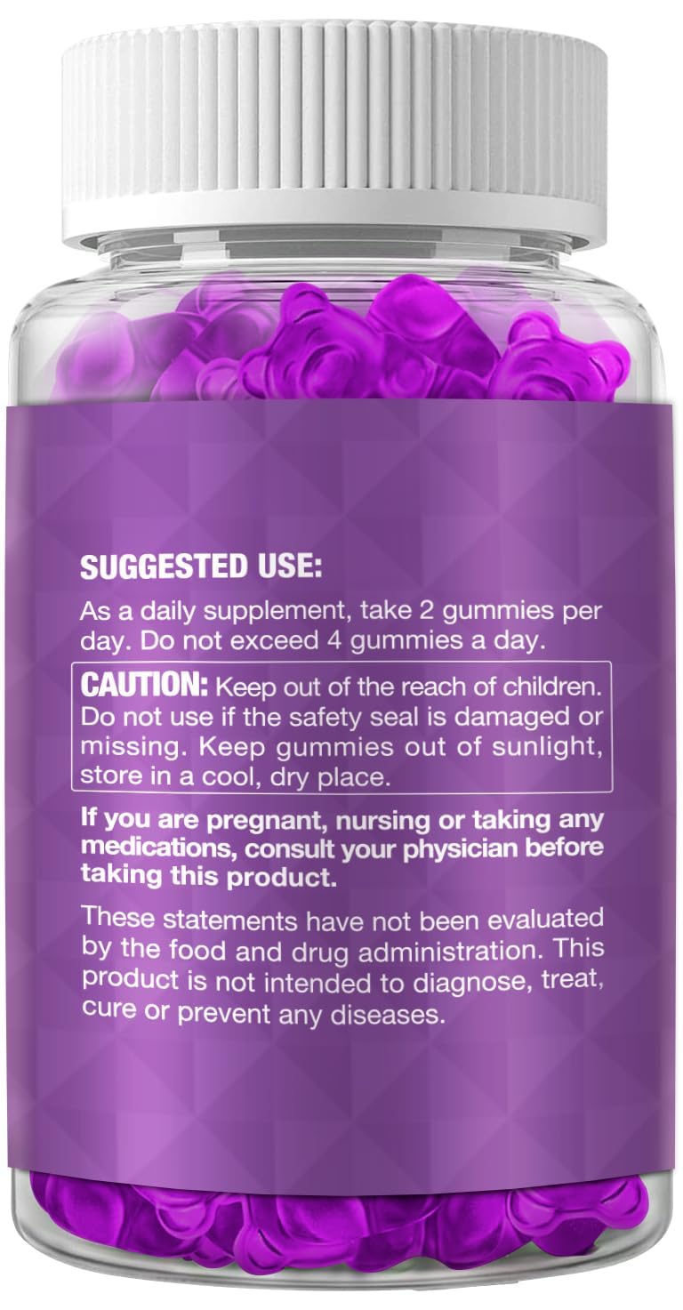 Riyuetian sea moss elderberry gummies stack with bright label for on-the-go wellness
