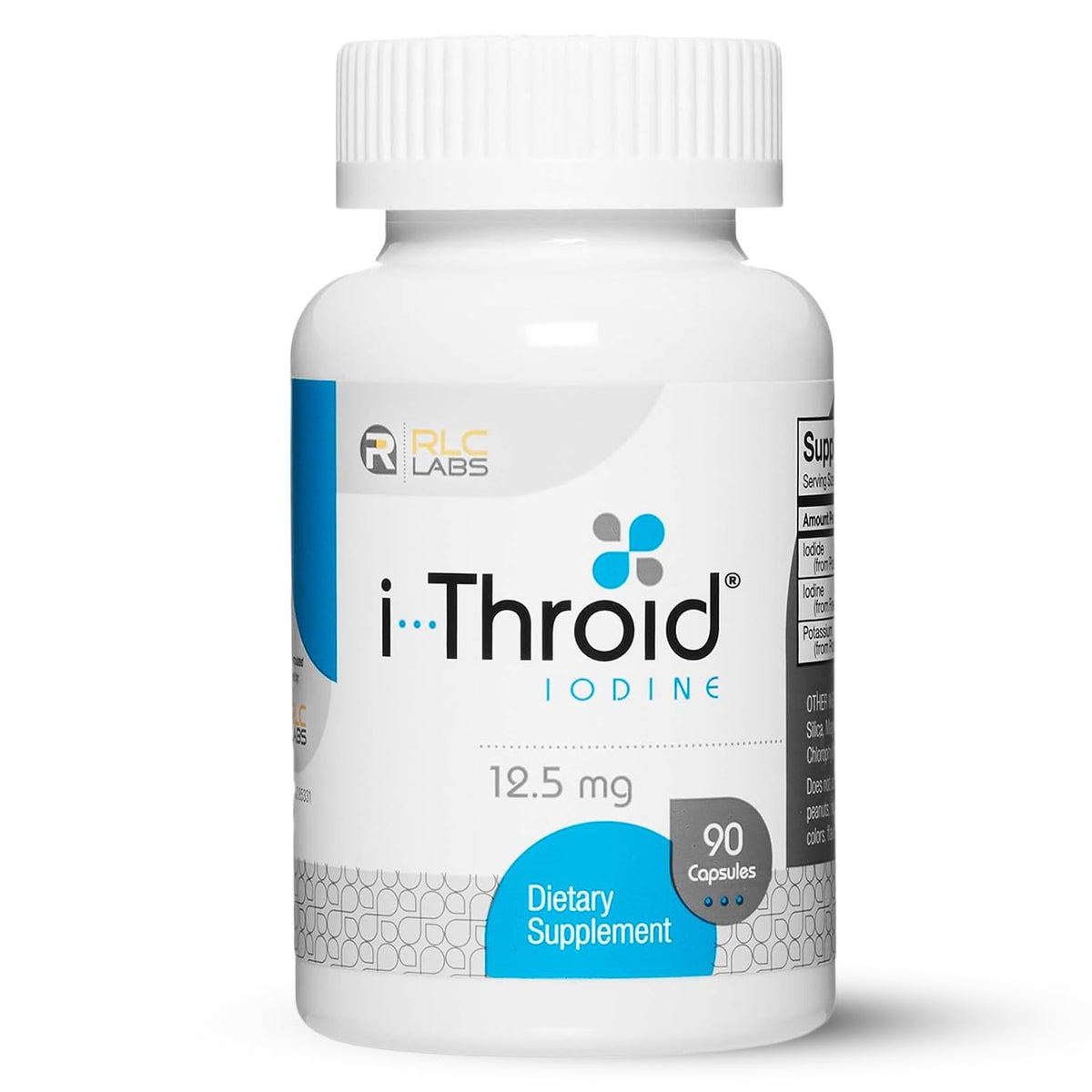 RLC Labs i-Throid bottle shown for daily thyroid support.