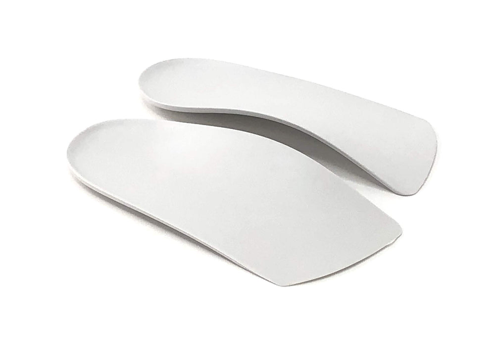 RMG rigid orthotics with arch support for women, designed for daily walking comfort.