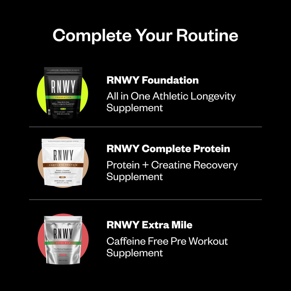 Sour Watermelon flavor visuals for RNWY Extra Mile pre-workout ritual