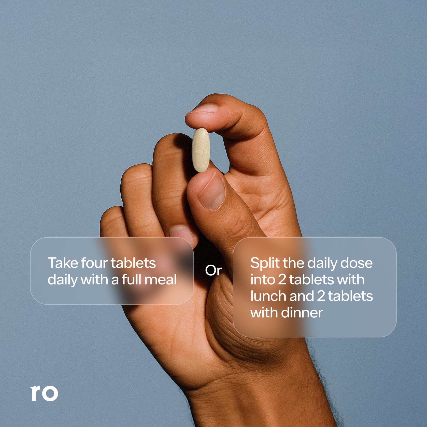 Ro Ashwagandha blend visual emphasizes natural energy support.