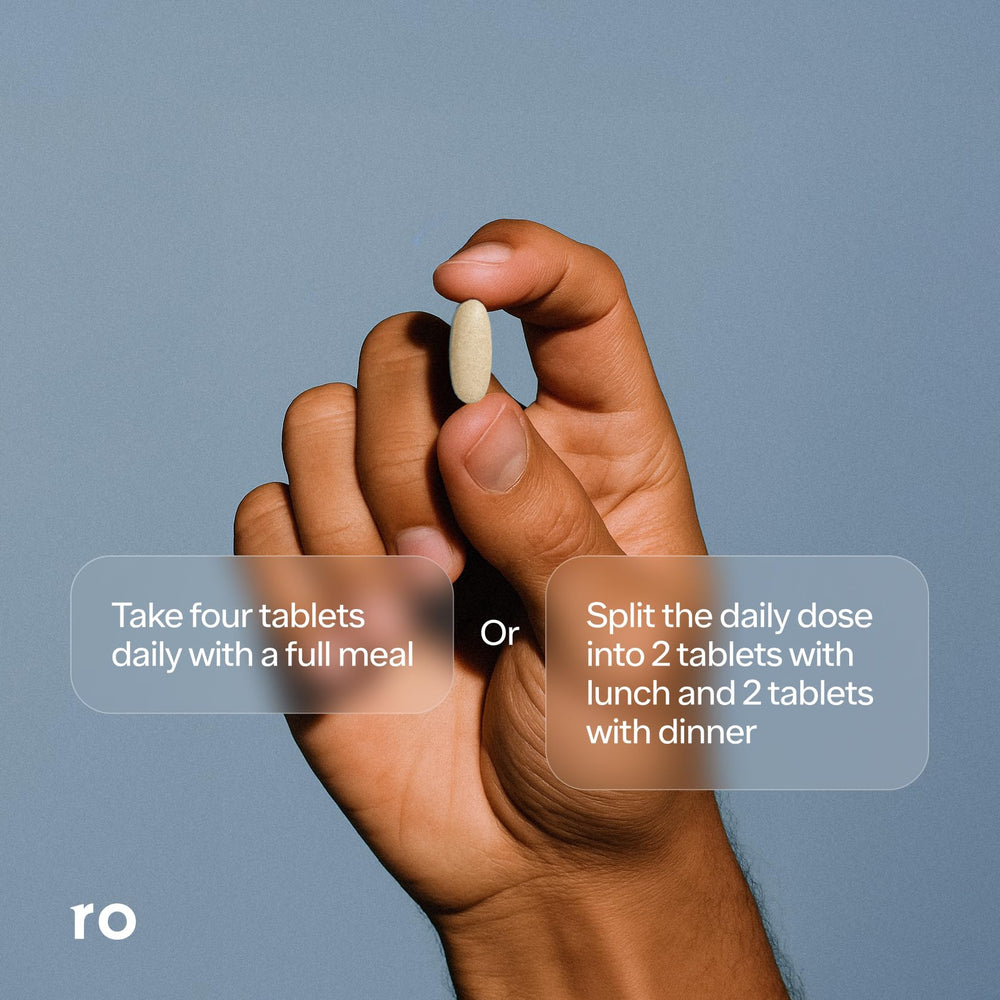 Ro Ashwagandha blend visual emphasizes natural energy support.