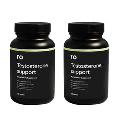 Ro Testosterone Support bottle front view for daily wellness routine.