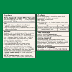 Robitussin Honey DM Max top view cap shows easy access dosing