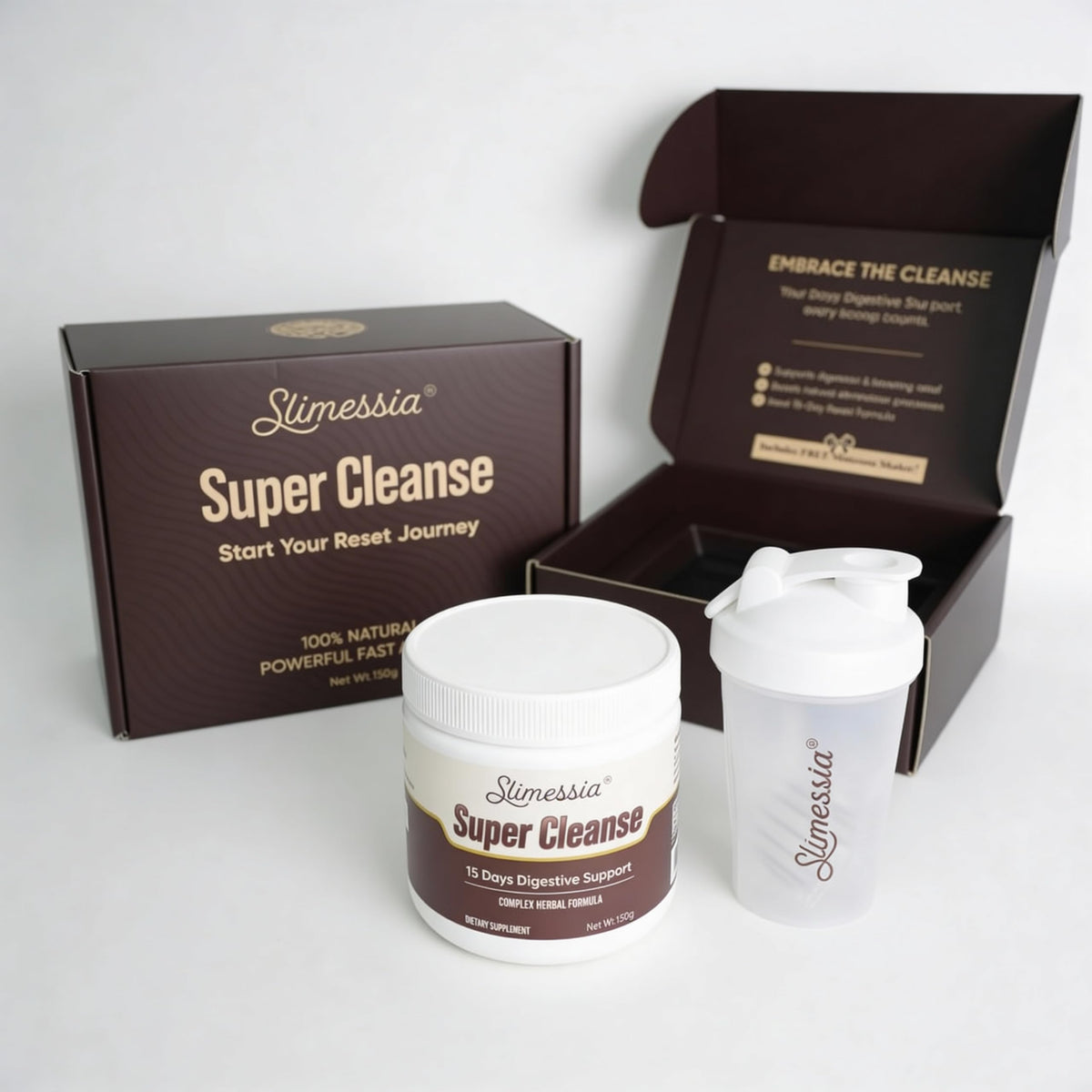 Robutop Slimessia bottle for convenient daily digestive support.