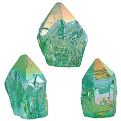 Rockcloud crystal specimen adds elegance to shelves and desks